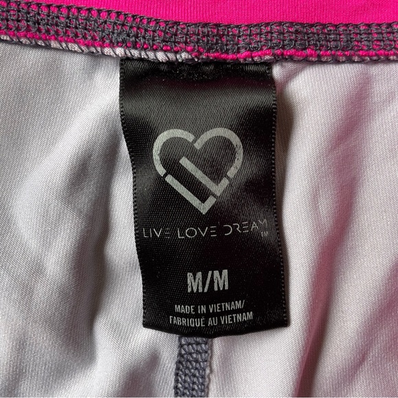 Live Love Dream Mountain Landscape Print Leggings Scenic Colorful M - Picture 2 of 7